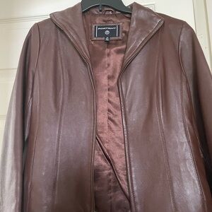Women’s Brown Leather Jacket. Priced low to sell fast